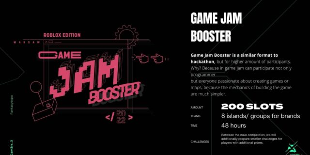 GAME JAM BOOSTER